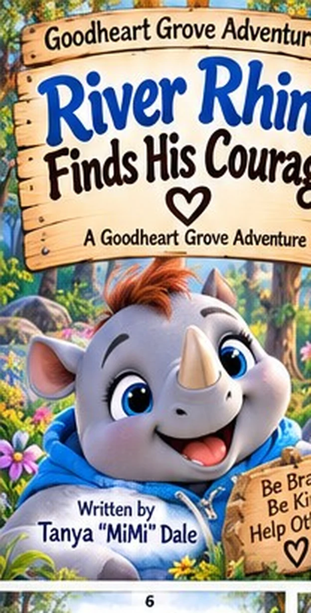 River Rhino Finds His Courage cover